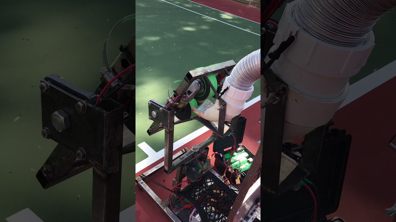 DIY Angle Grinder Tennis Ball Machine (Part 1)