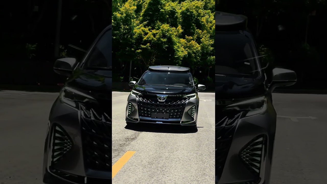 The two-color Toyota Sienna #china #luxury #mpv #van #beauty #sienna