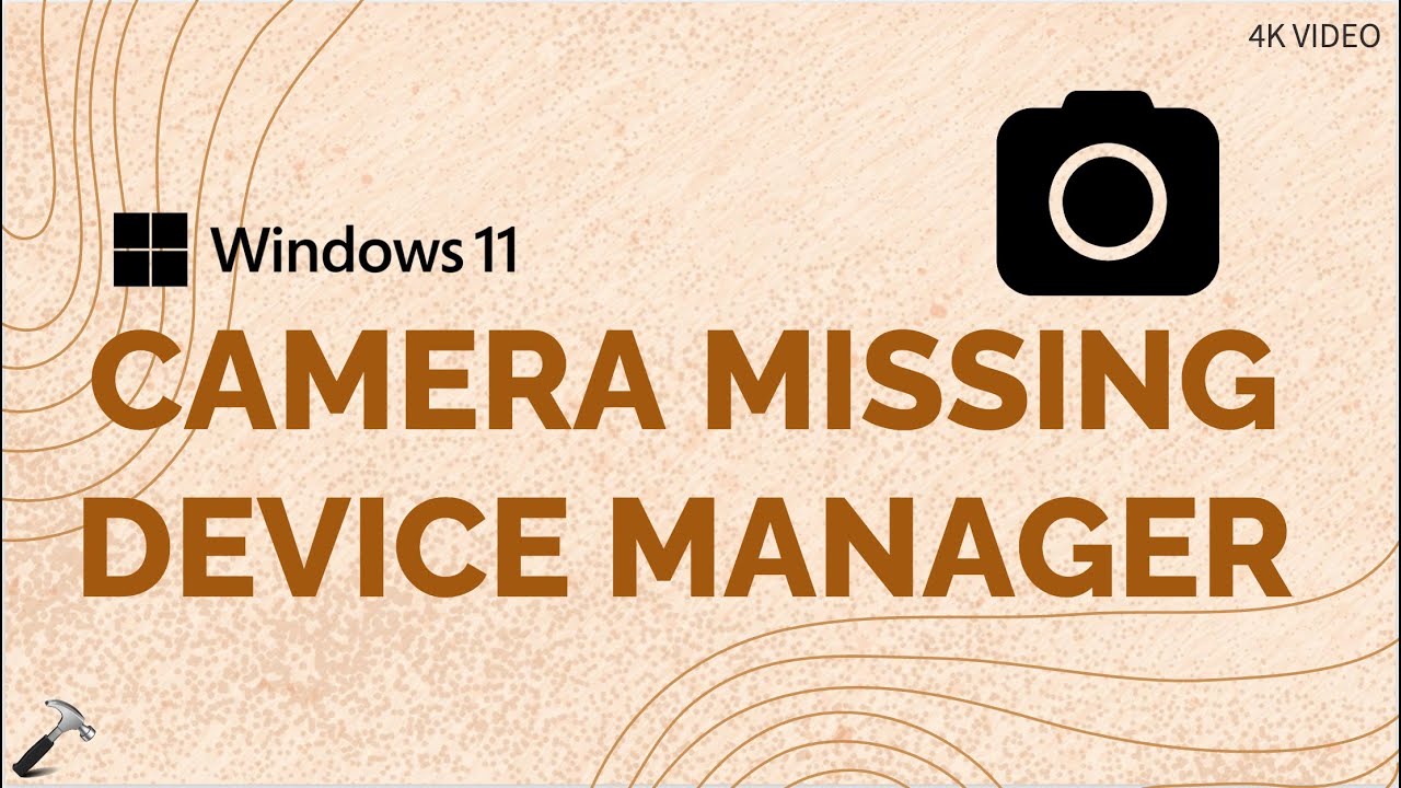 Решено: Камера отсутствует в Диспетчере устройств Windows 11.