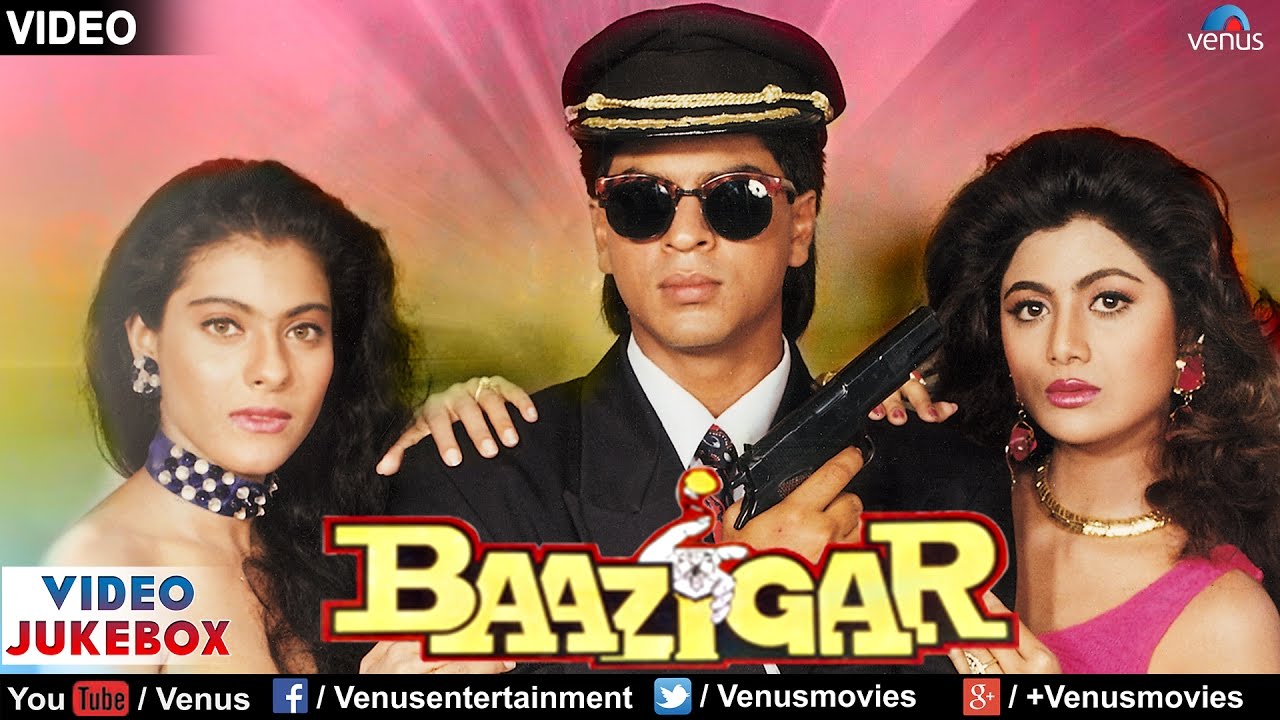 Baazigar Video Jukebox | Shahrukh khan, Kajol, Shilpa Shetty |