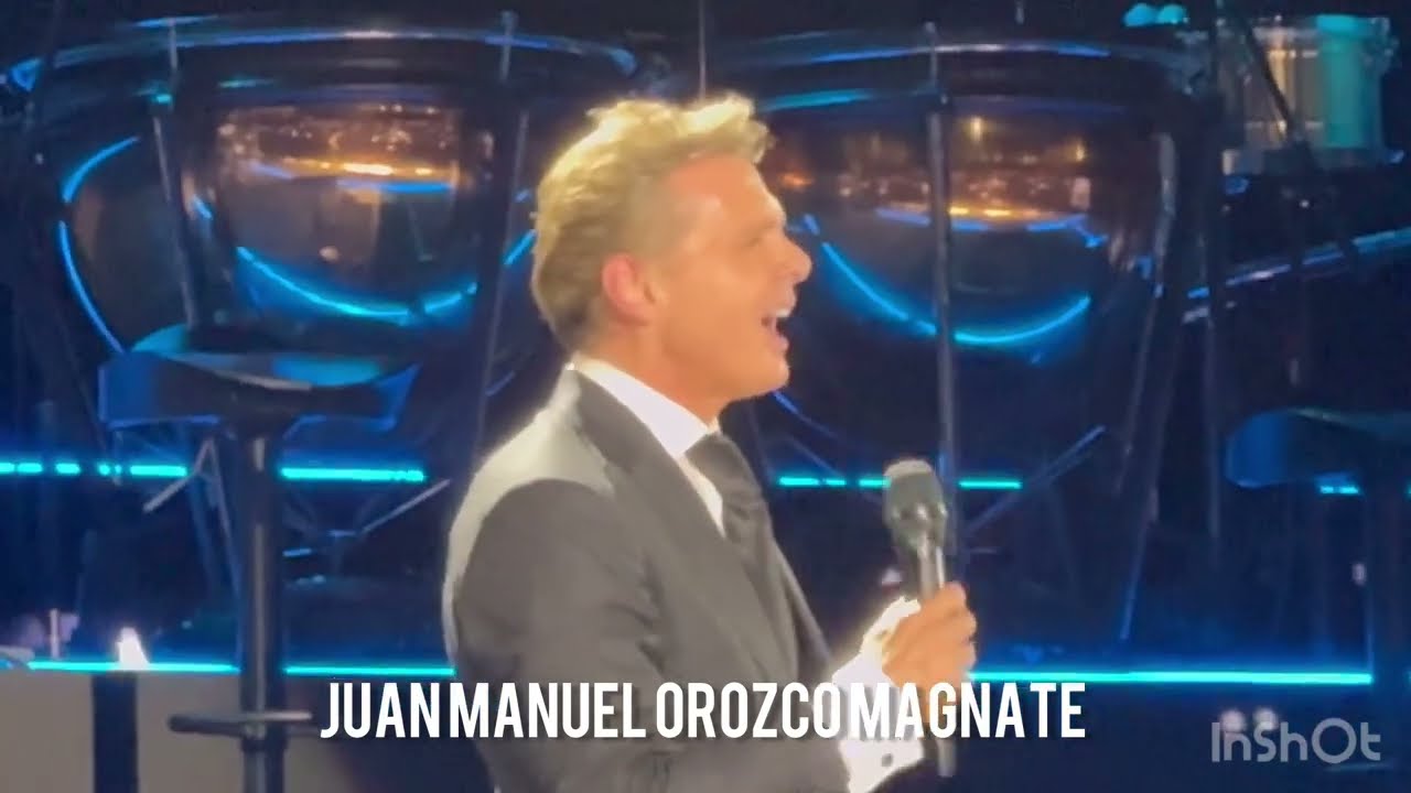 LUIS MIGUEL Por Debajo De La Mesa TOUR 2024 MONTERREY MÉXICO 22 08 24
