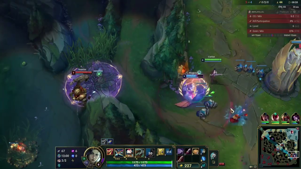Caitlyn Game 4 (Loss vs Veigar, Struggled)