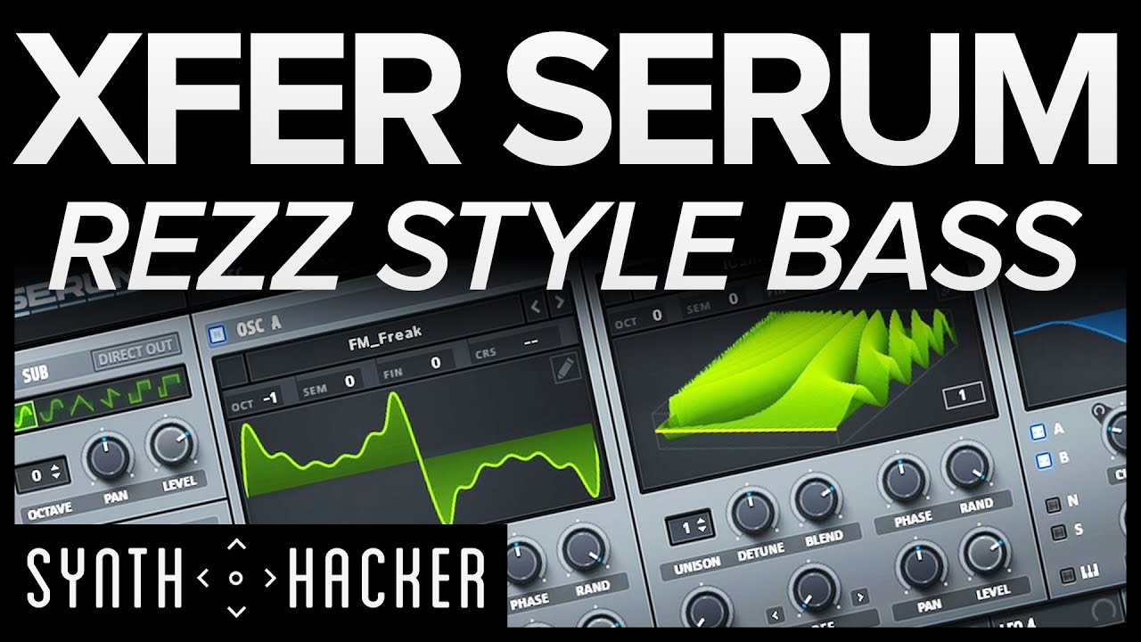 Serum Tutorial - REZZ / Golden Features / Justice Style Bass Synth