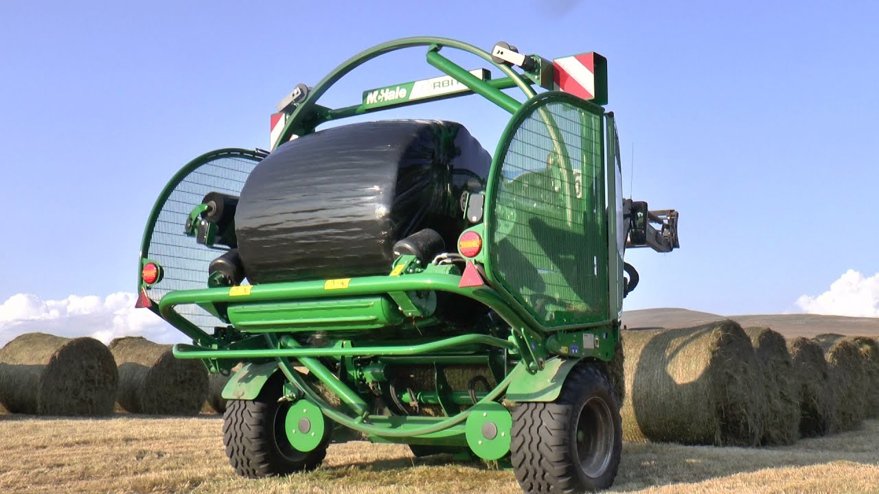 Mchale Orbital High Speed Wrapper & N.H Tractor July 2021
