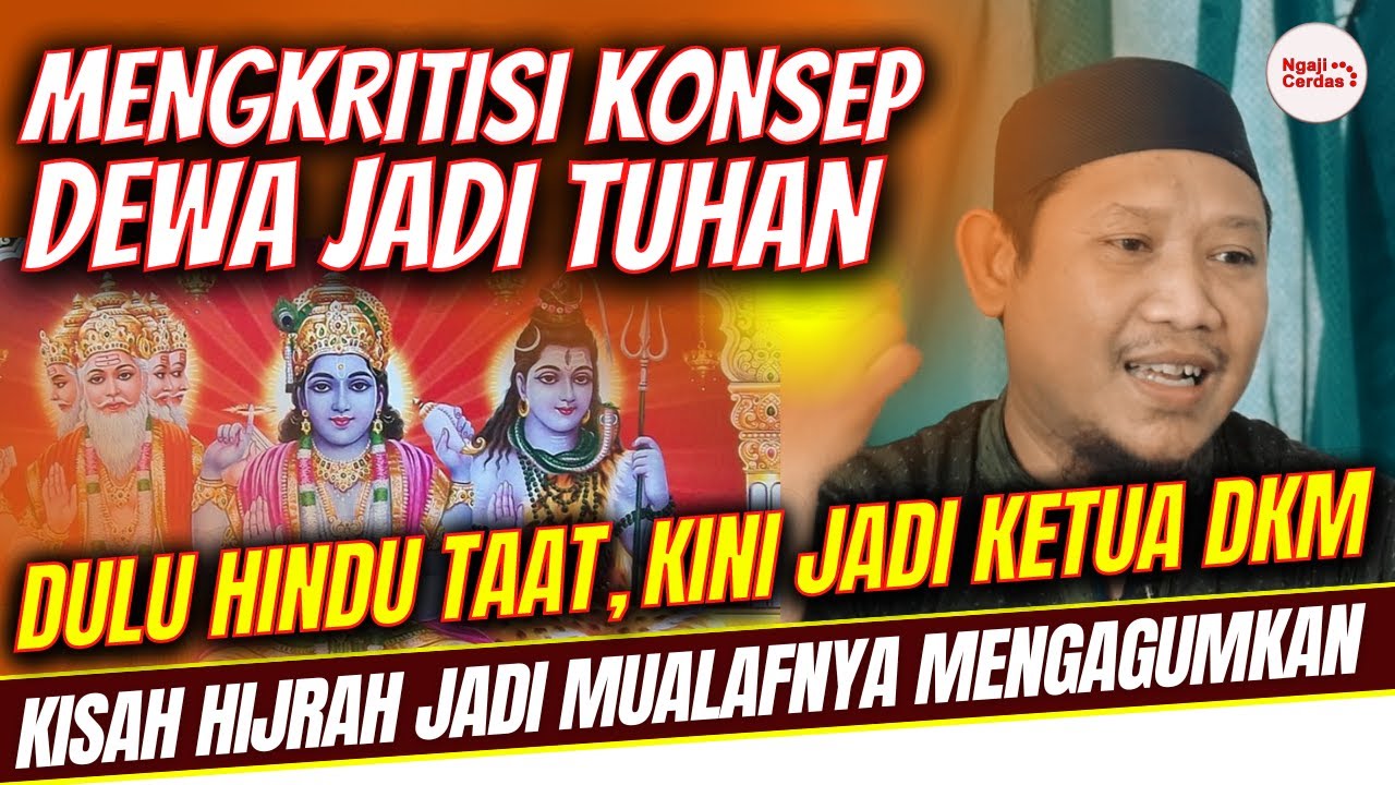 MENGGETARKAN! KISAH MUALAF INI MENEMUKAN ISLAM JUSTRU KARENA KONSEP TRI MURTI, MENGAGUMKAN KISAHNYA