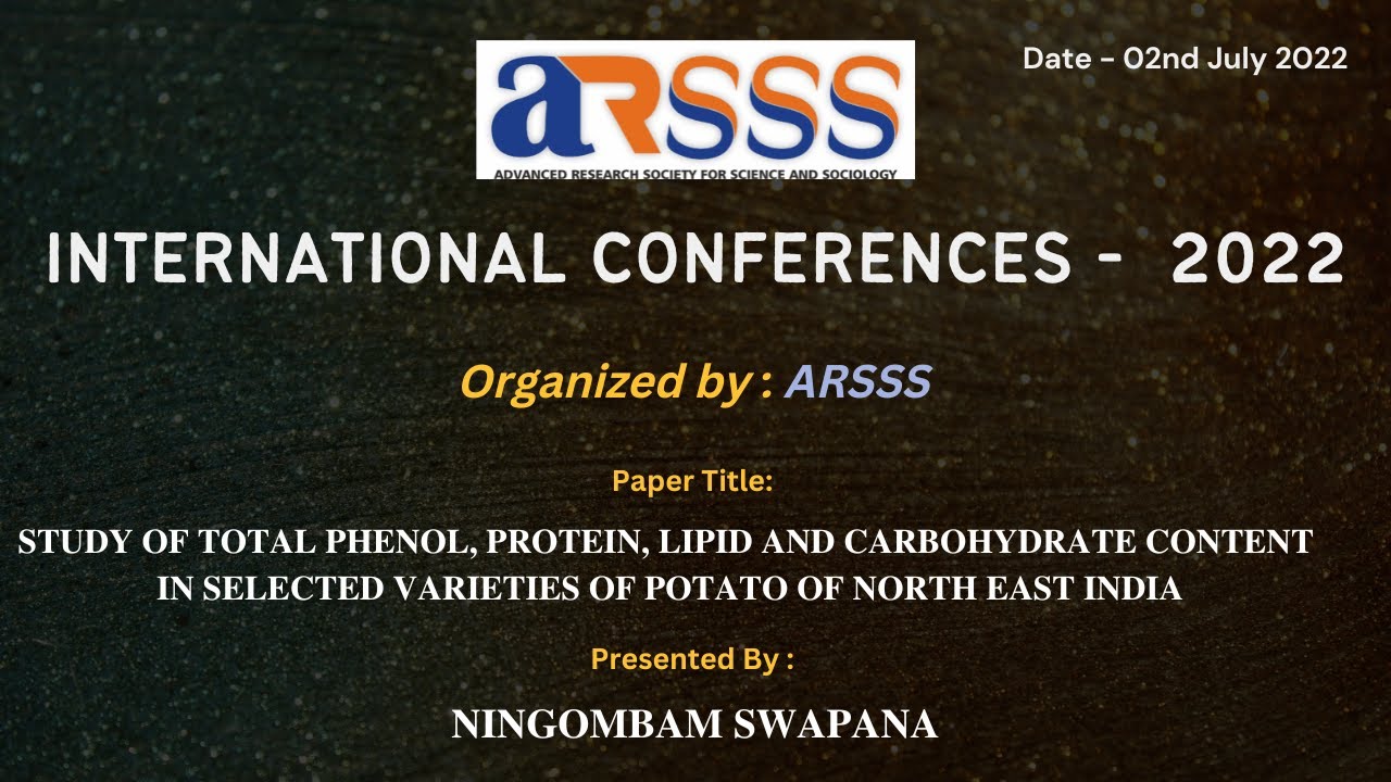International Virtual Conference,2nd JULY 2022, Presented By: NINGOMBAM SWAPANA | ARSSS