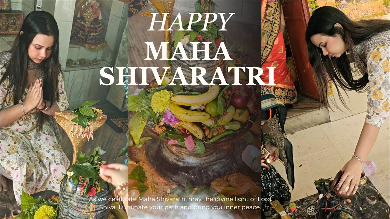 My Shivratri Vlog🕉️ | Puja, Falahar & Temple Visit, Feeling Blessed this Shivratri 🕉️#shivratrivlog