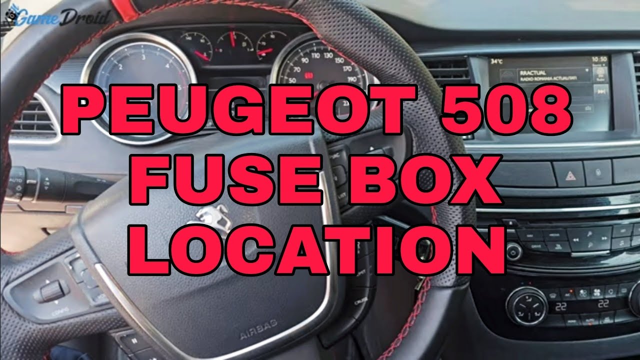 Peugeot 508 (2010–2018) Fuse Box Location⚡👨‍🔧🚗