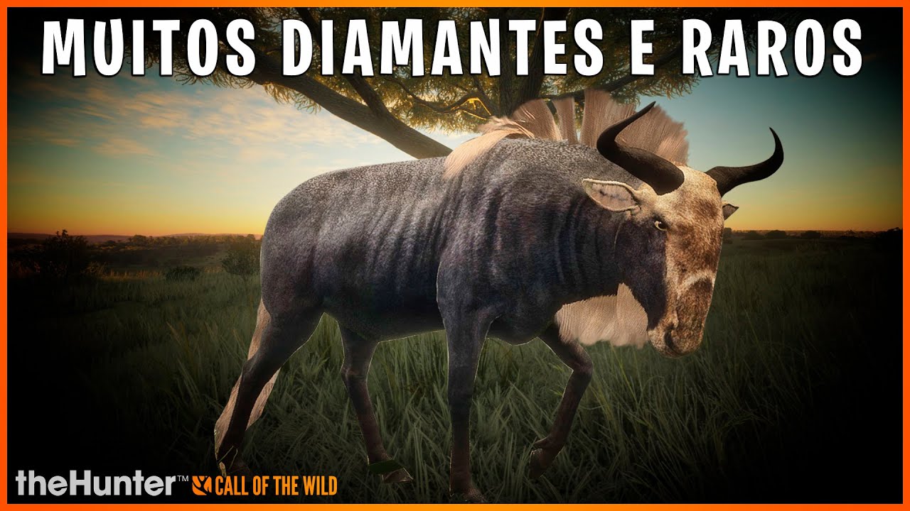 MUITOS DIAMANTES E RAROS CAÇADOS EM THE HUNTER CALL OF THE WILD -  CAÇADA COM OS AMIGOS.