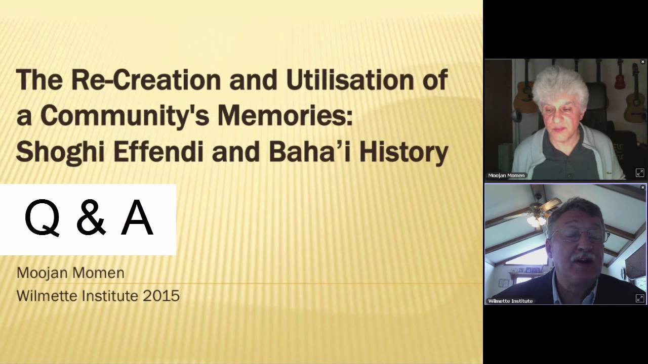 Shoghi Effendi and Baha'i History: 