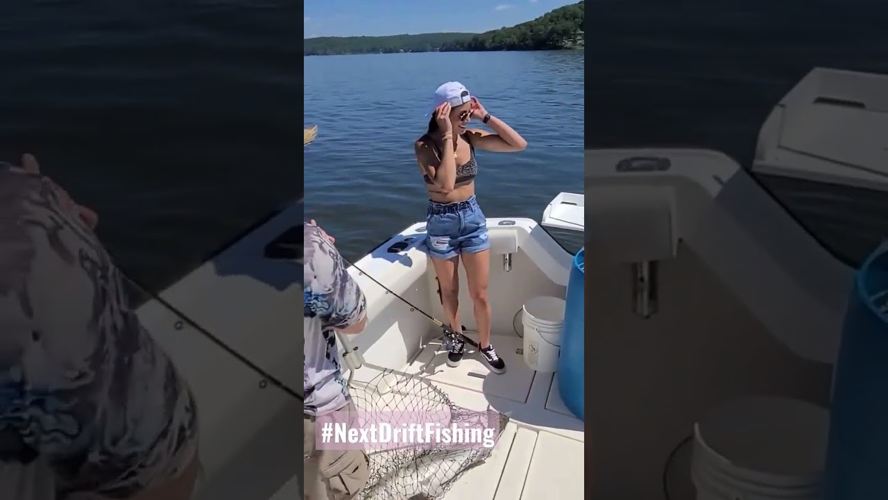 Girls Catch Big Fish Too! #fishinggirls #fishing #bikini