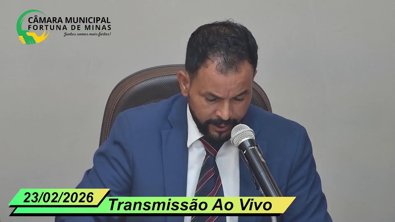 Transmissão ao vivo de Câmara Municipal Fortuna de Minas