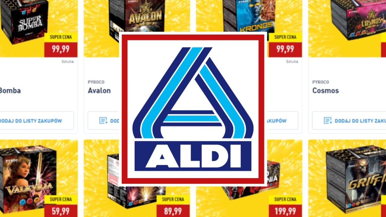 💥 Wszystkie Wyrzutnie/Fajerwerki z Marketu Aldi | Petardy Aldi Sylwester 2024/2025