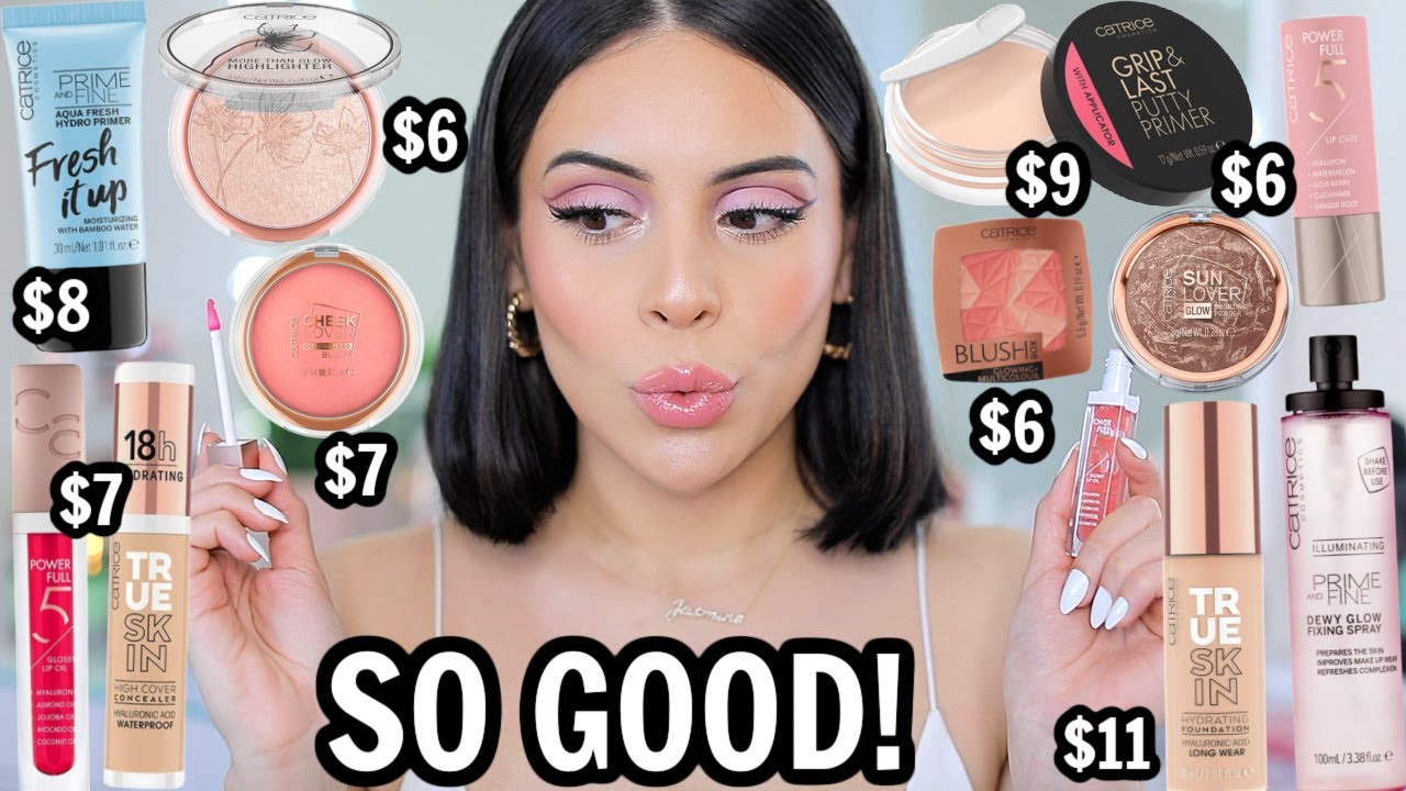 BEST AFFORDABLE MAKEUP UNDER $13 😍 FULL FACE USING ONLY CATRICE!