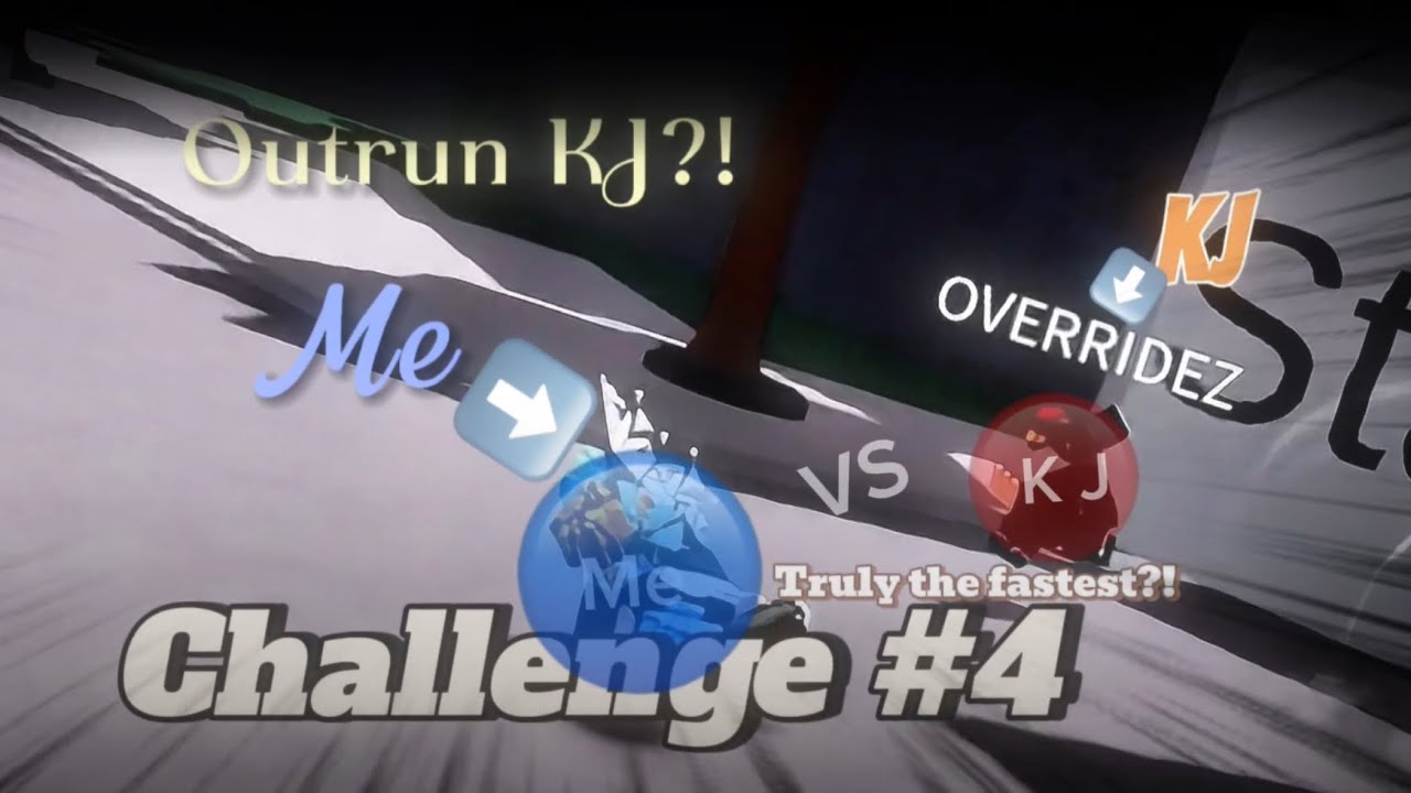 Can you outrun KJ in The Strongest Battlegrounds?! - Challenge #4