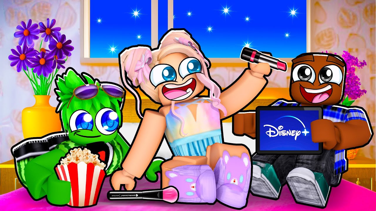 Erste ÜBERNACHTUNGSPARTY mit meinen FREUNDEN! ✿ Roblox Brookhaven [Deutsch/HD]