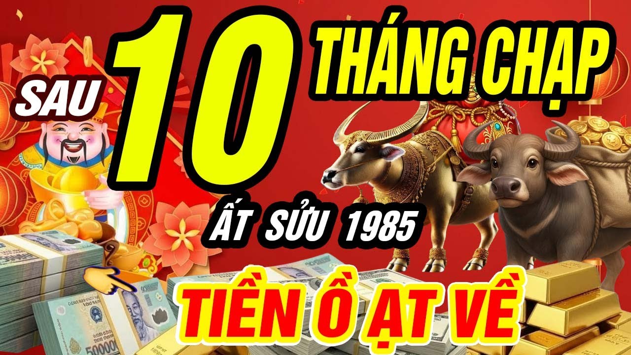 👉 ẤT SỬU 1985: Sau Ngày 10 Tháng Chạp, Tài Lộc Bất Ngờ Bùng Nổ, Ăn Tết Cực Sung