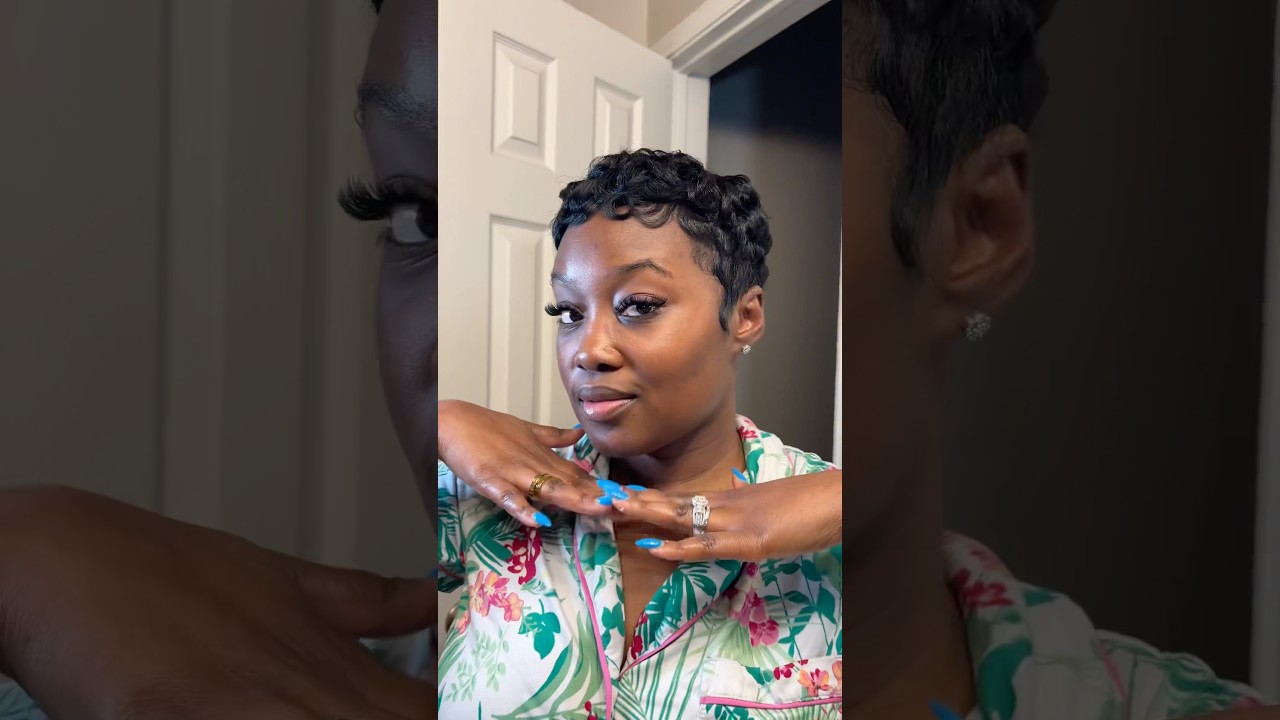 How to style your pixie cut at home: Beginner friendly 💇🏾&zwj;♀️