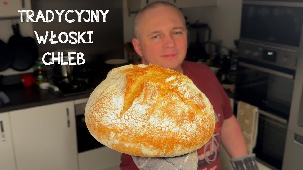 Tak delikatnego chleba nie jadłem! 24h fermentacji. Tradycyjny włoski chleb.