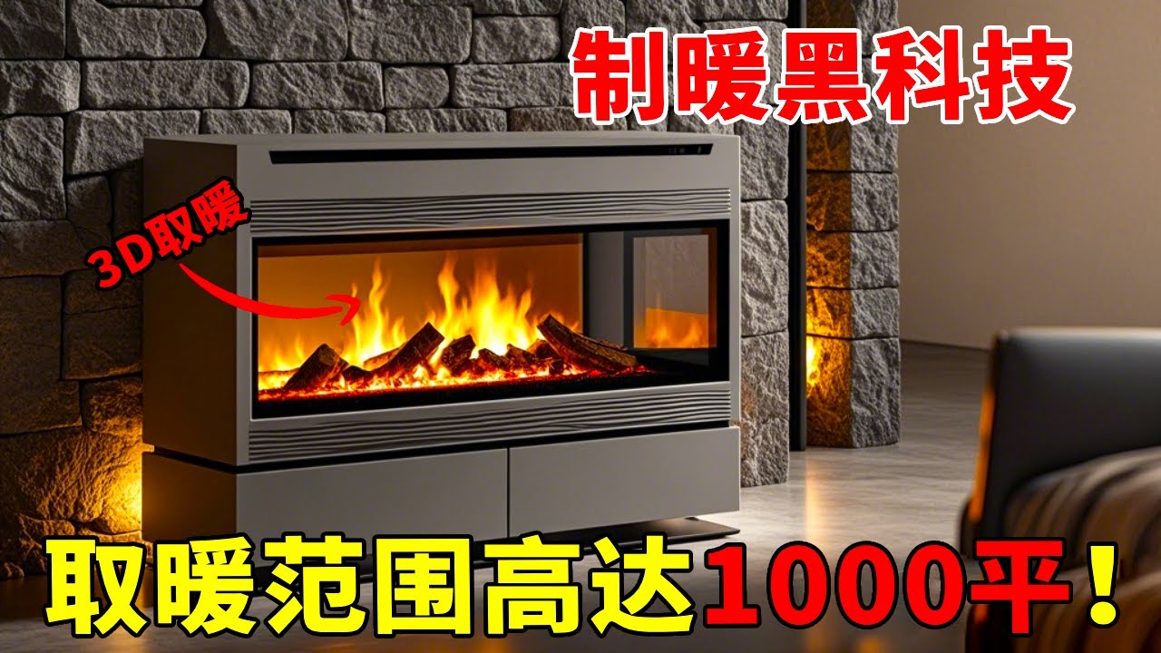 组长开箱啦！特别火的3D取暖炮？10分钟制暖1000平房屋？升温至35度！电子壁炉！【开箱组长】