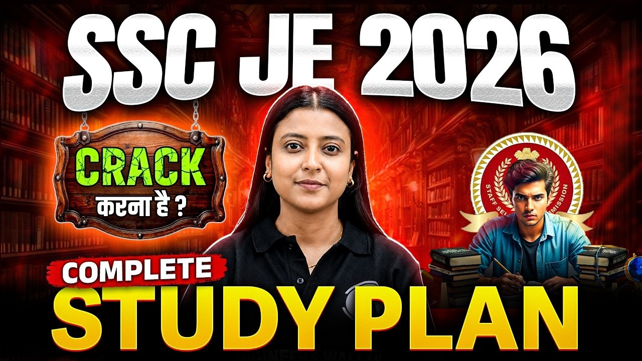 SSC JE 2026 Preparation Strategy | Complete Study Plan to Crack SSC JE 🔥