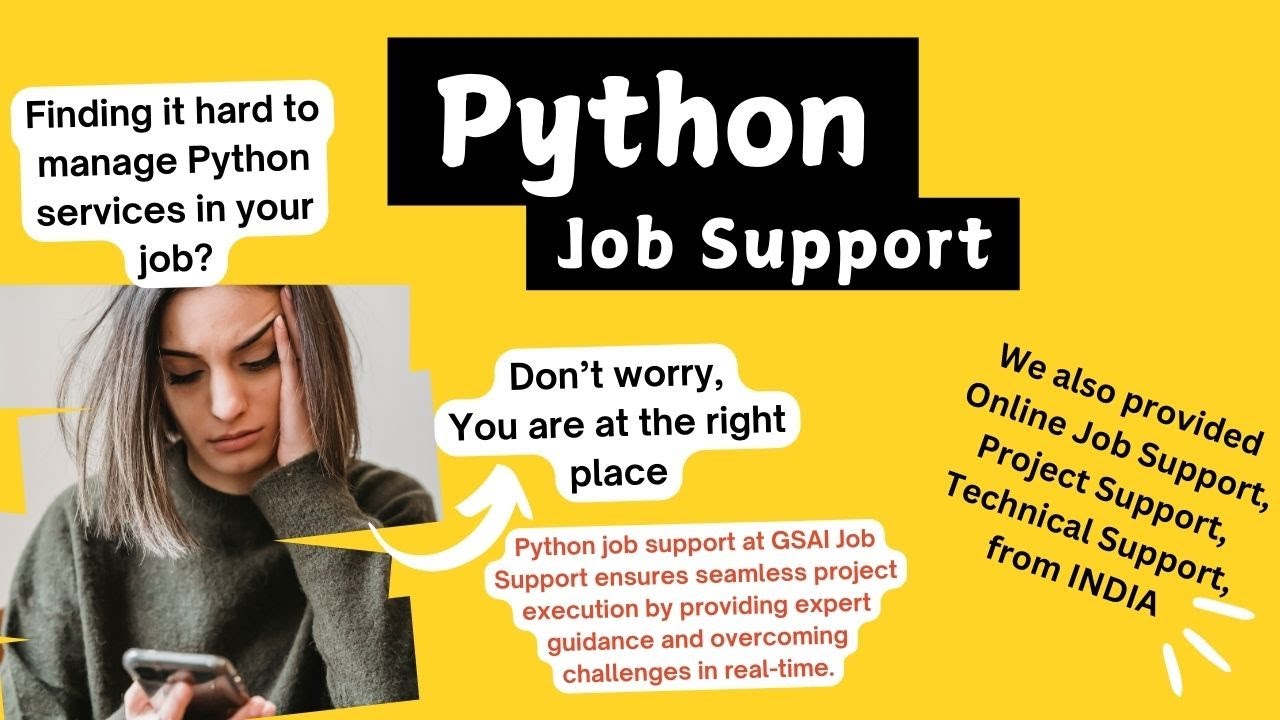 Python Job support | Python Online Technical Assistance