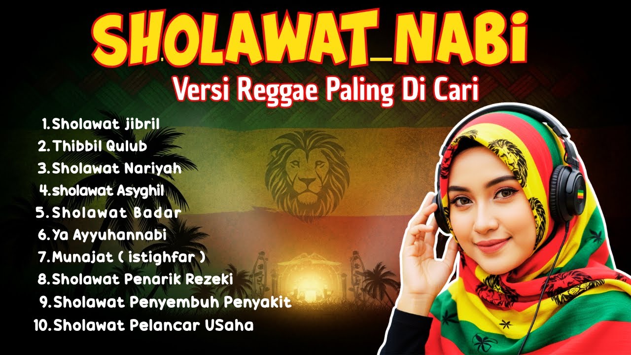 🎶 Sholawat Reggae Adem Banget 💚 Irama Religi Lembut Bikin Hati Tenang & Jiwa Tentram 🌿