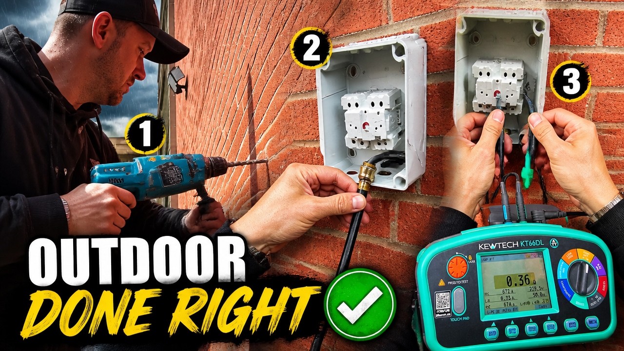 Why I feed the isolator from the top &ndash; outdoor AC install