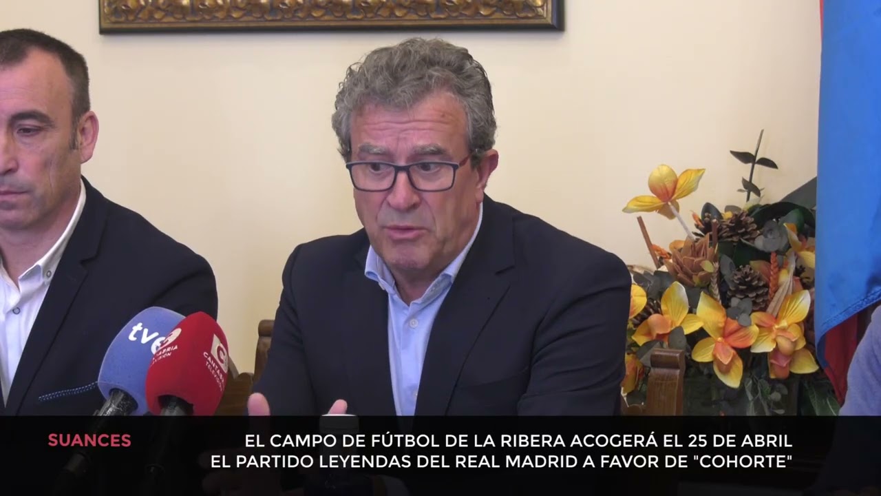 El campo de La Ribera de Suances acogerá el 25 de Abril el partido Leyendas del Real Madrid