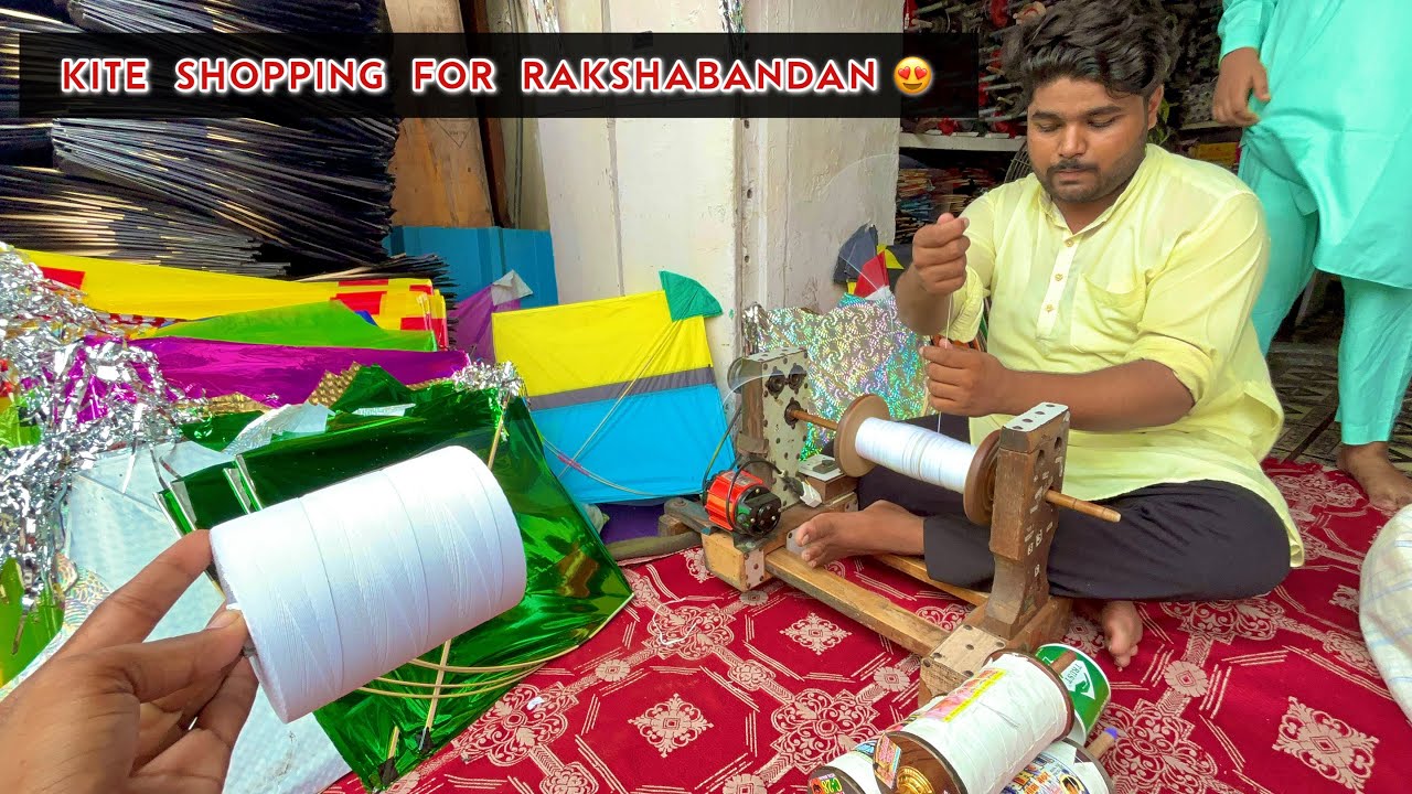 Cheapest Kite shop for Rakshabandhan | kite market | kite 