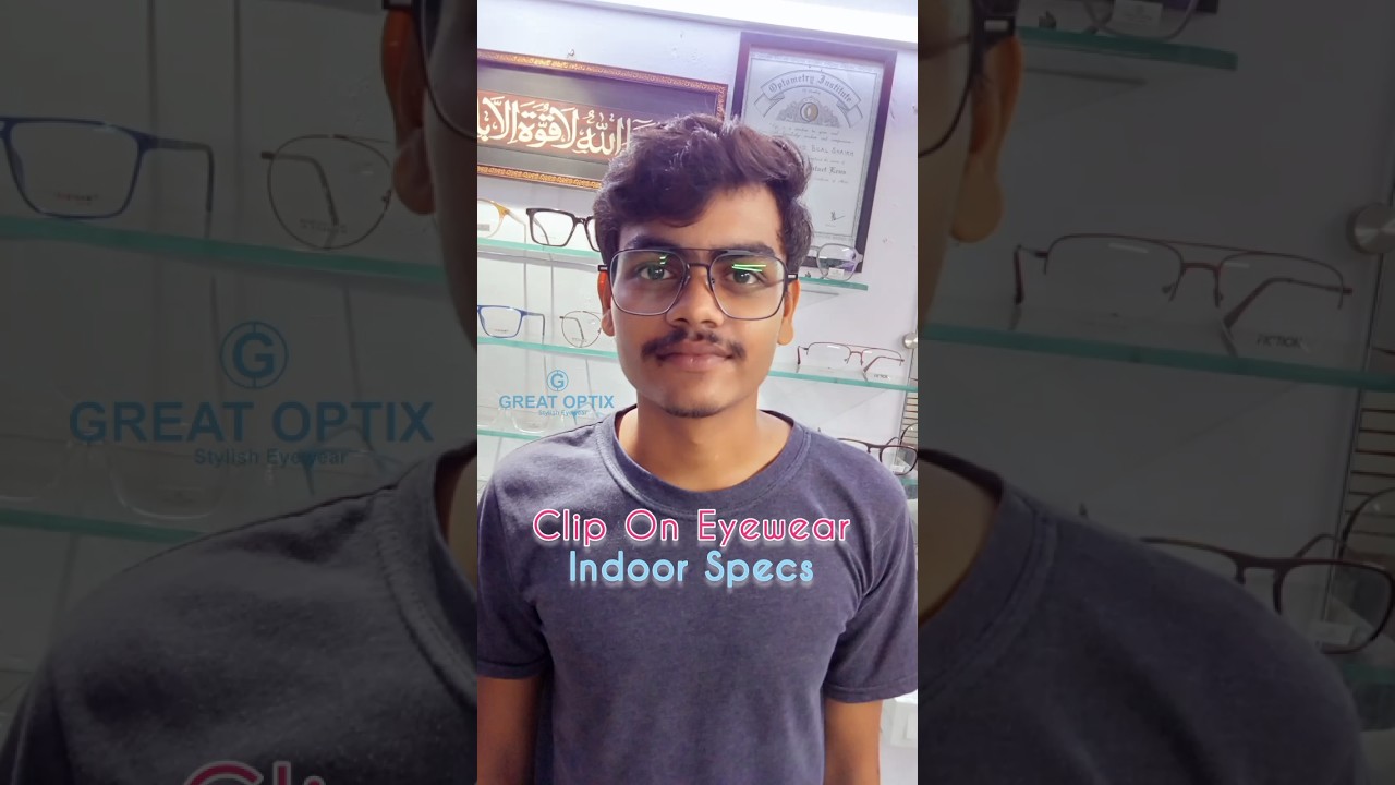 Clip on glasses for men eyewear with eye protection lenses #eyewear #eyeglasses #glasses #shorts