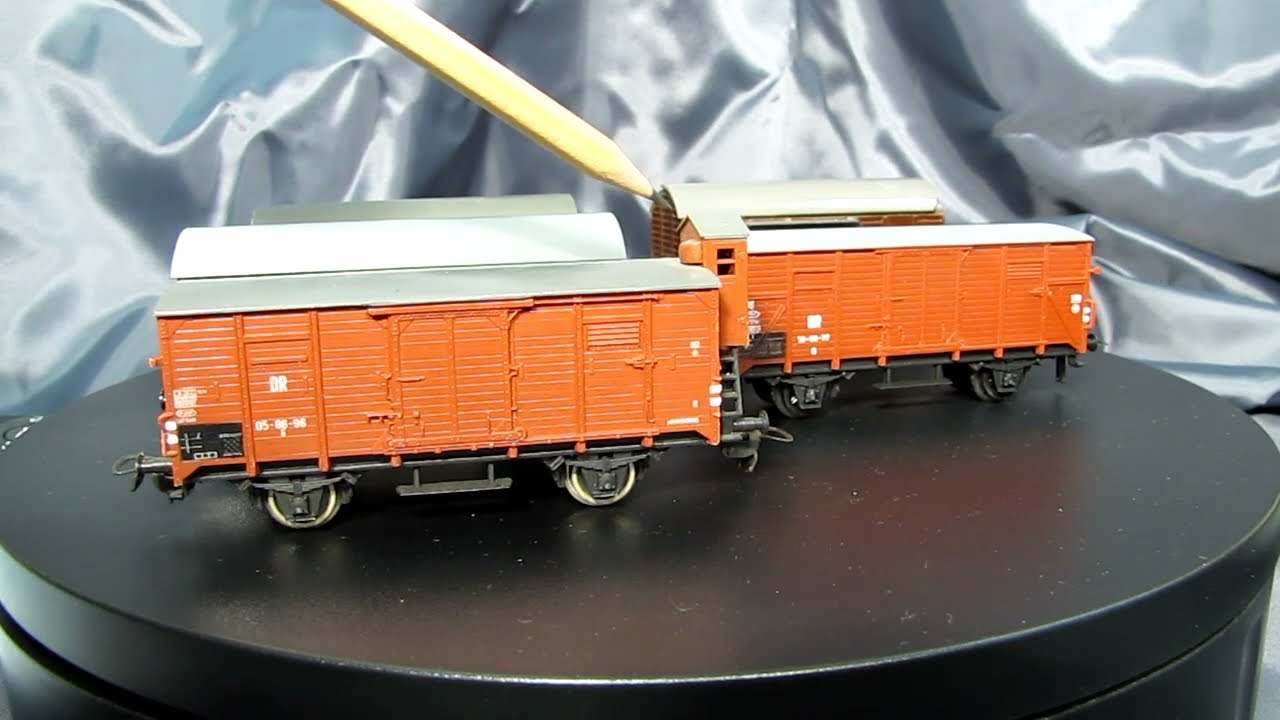 Modellbau in der DDR - G- und Personenwagen.