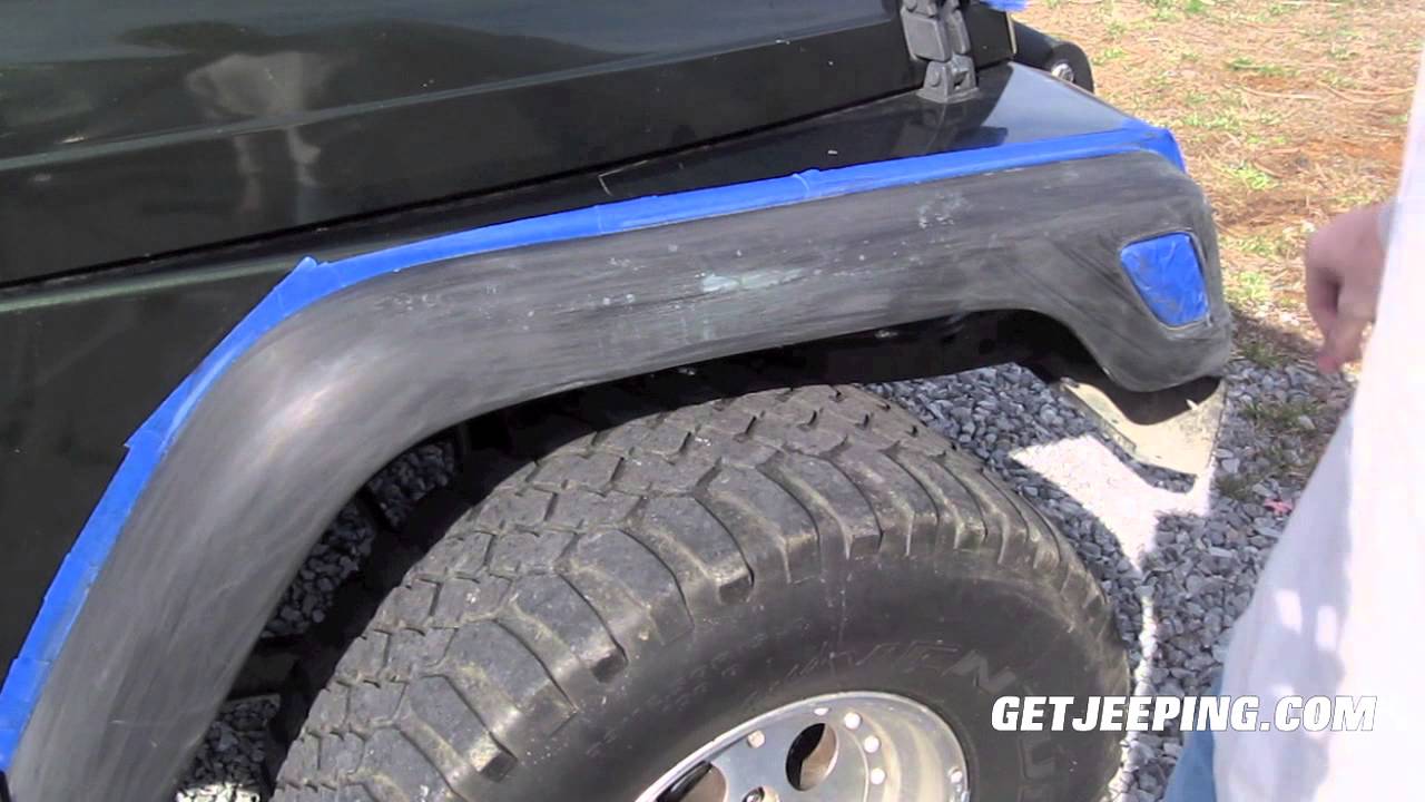 How To: Paint Fender Flares on a 1997 - 2006 Jeep Wrangler TJ - GetJeeping