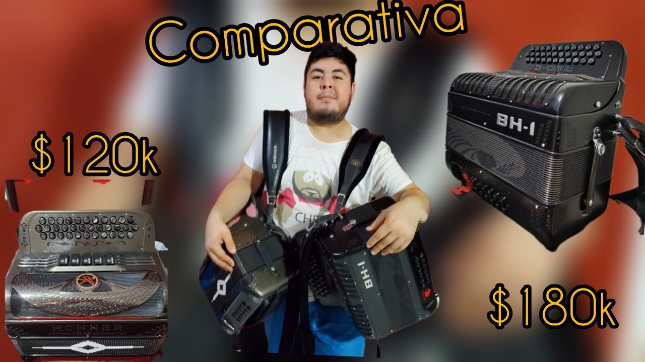 acordeon de $180k vs $120k (hohner bh1 vs rey del norte)