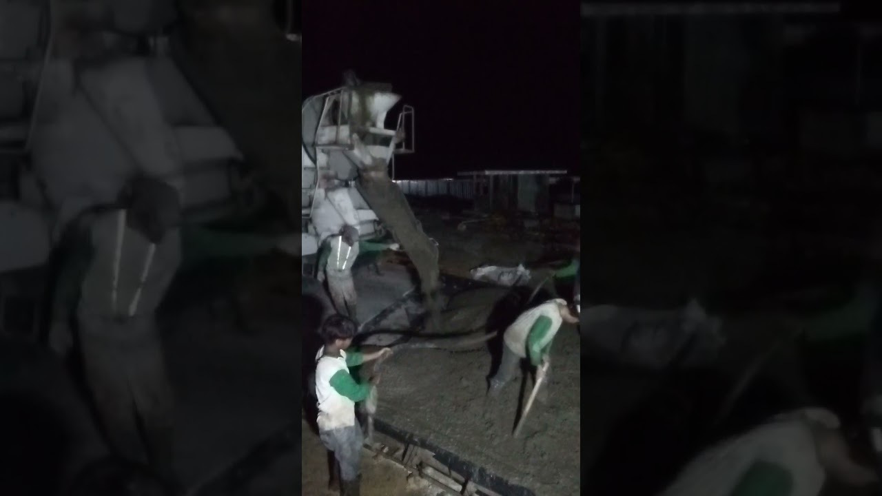 Cor Rigid Manual Menggunakan Beton ready mix 👌