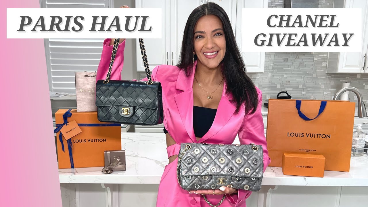 Got a New Bag in Paris! Luxury Haul & Chanel Bag Giveaway!