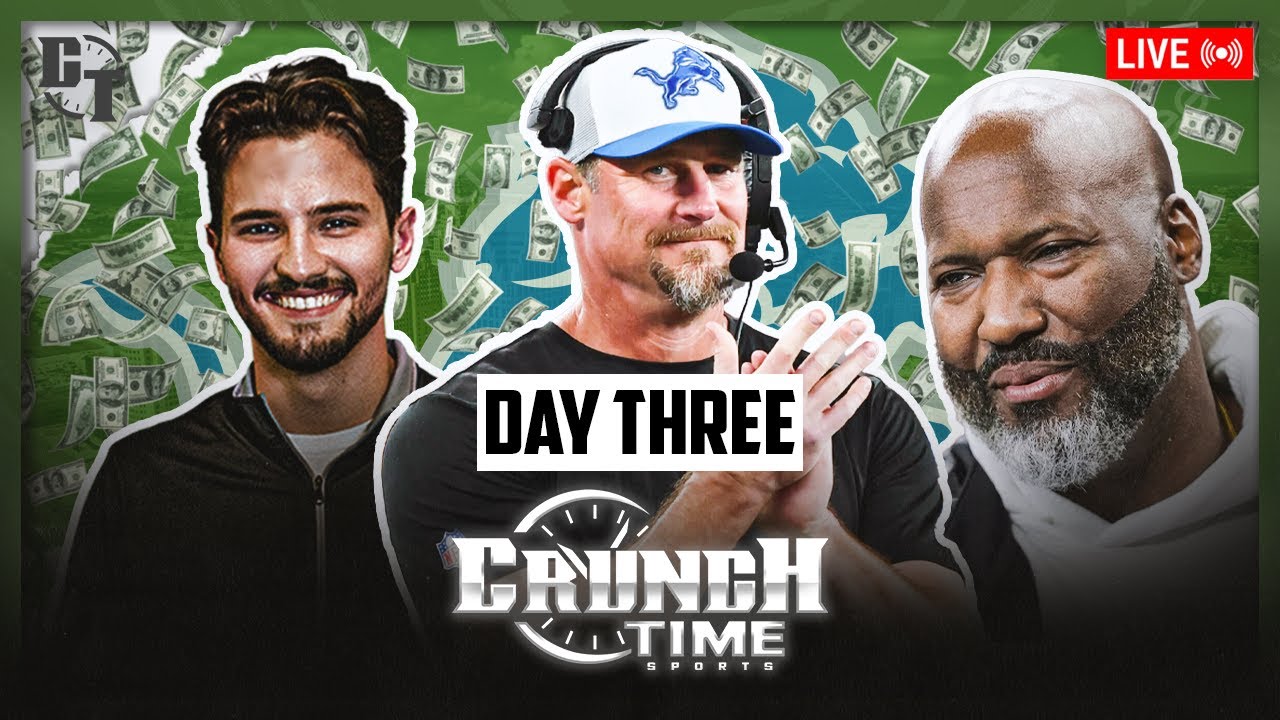 Detroit Lions NFL Free Agency Tracker & Rumors! (Day Three) | Crunch Time Sports