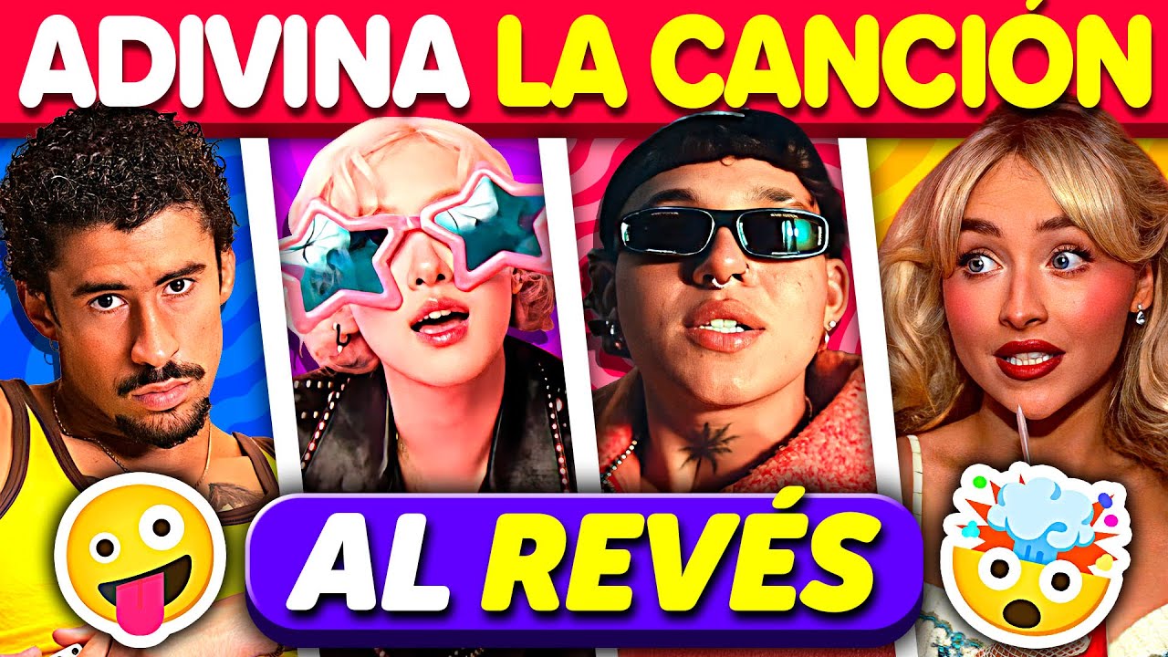 Adivina la Canci&oacute;n al reves 🎸😵&zwj;💫🎶 | Play Quiz de M&uacute;sica