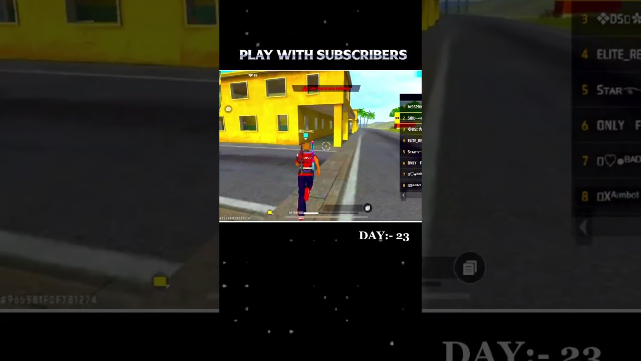 FREE FIRE LIVE🔴 WITH SUBSCRIBERS 😎 DAY 23  AAJAO SABHI LOG PLAYING WITH 