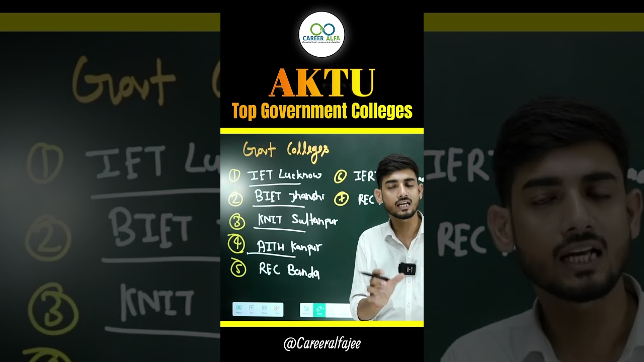 AKTU Counselling 2025 | Top Government AKTU Colleges!!!