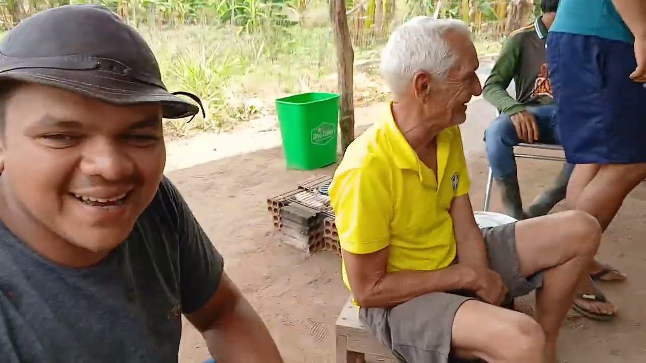 Encontro com veinho da roça e agente no roçado  confere