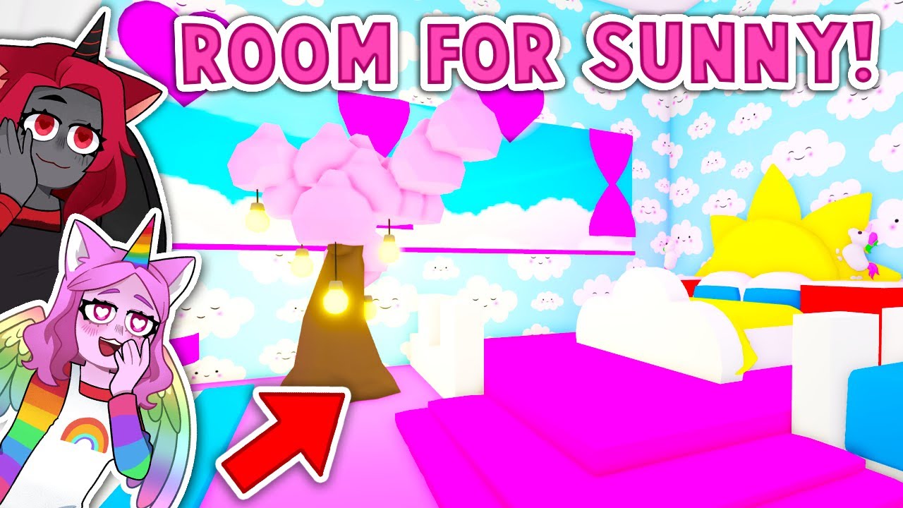 I Made A Room For My TWIN SISTER SUNNY In Adopt Me! (Roblox)