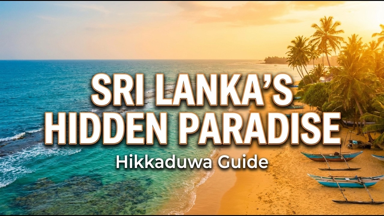 Hikkaduwa beach Walk
