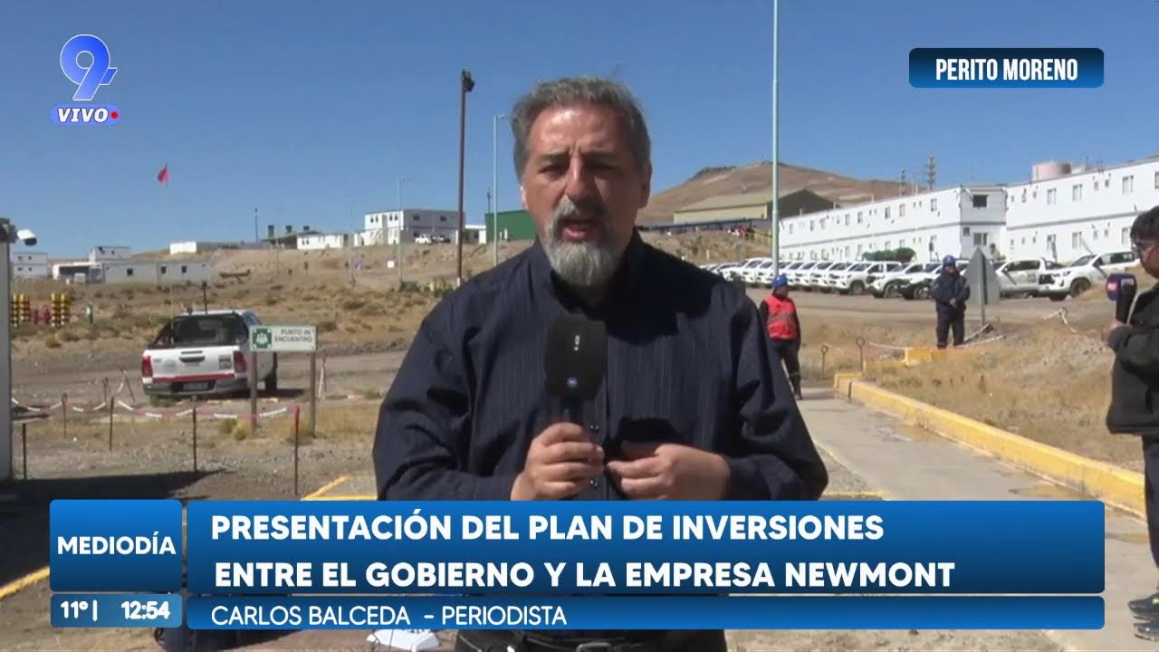 EN VIVO 📌 Presentación del plan de inversiones entre el Gobierno Provincial y la empresa Newmont
