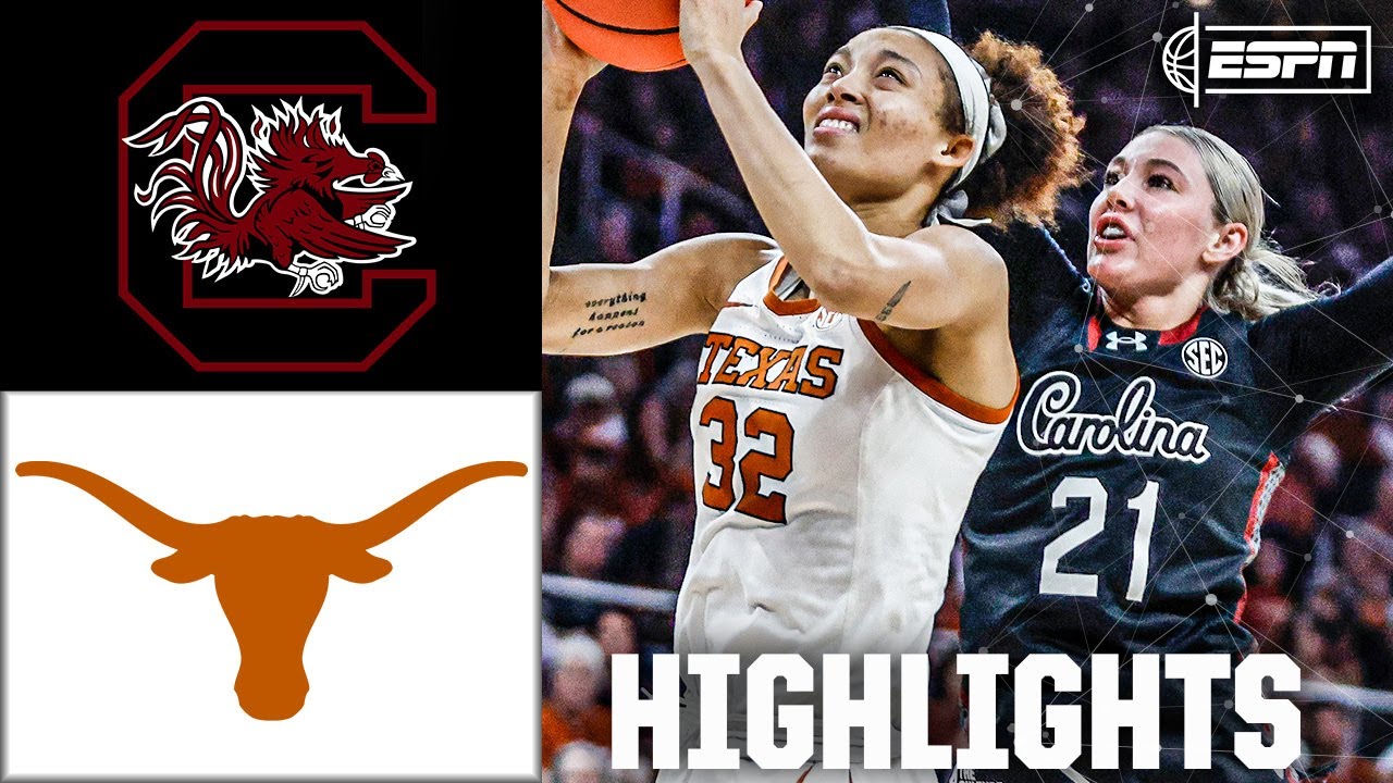 STREAK SNAPPED 🚨 South Carolina Gamecocks vs. Texas Longhorns | Full Game Highlights | ESPN CBB