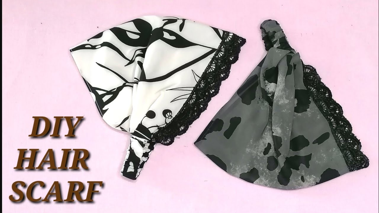 How To Make Hair Scarf/ Diy bandana/Head Scarf/ Head Cover Scarf