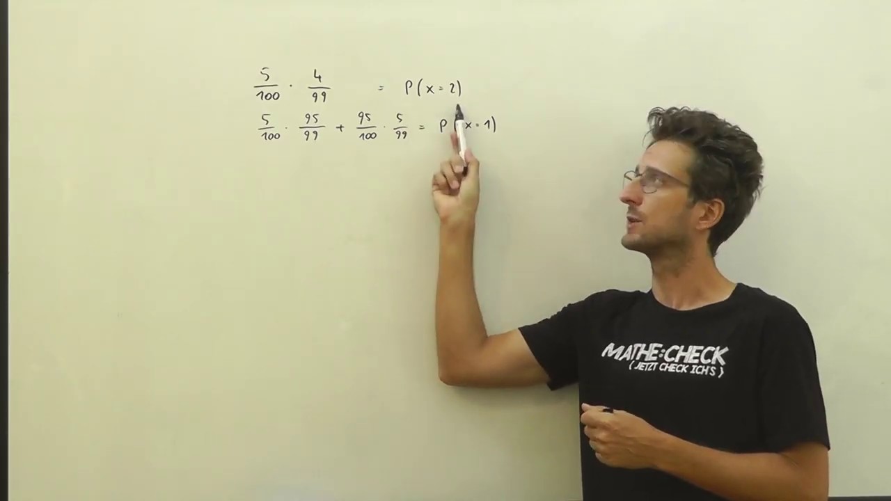 Mathe Basics: Ziehen ohne Zurücklegen | Wahrscheinlichkeitsrechnung | Mathecheck.at
