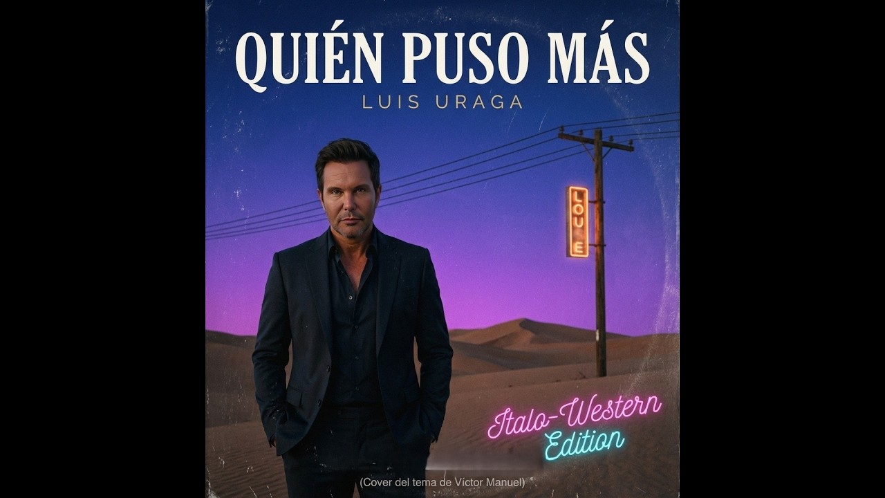 Quien Puso Más - Víctor Manuel ( Cover Vinilo Digital Italo Disco & Spaghetti Western Version)