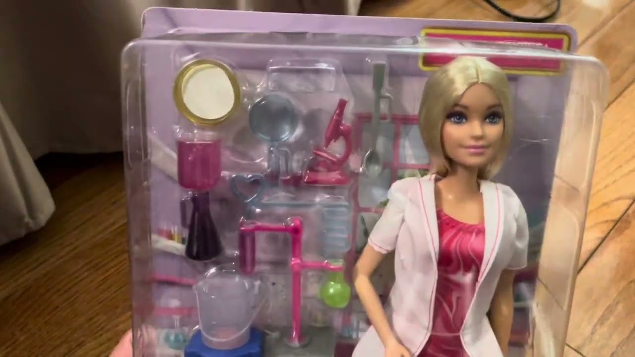 Barbie doll review you can be anything scientist unboxing #barbie #dolls #toycollector #unboxing