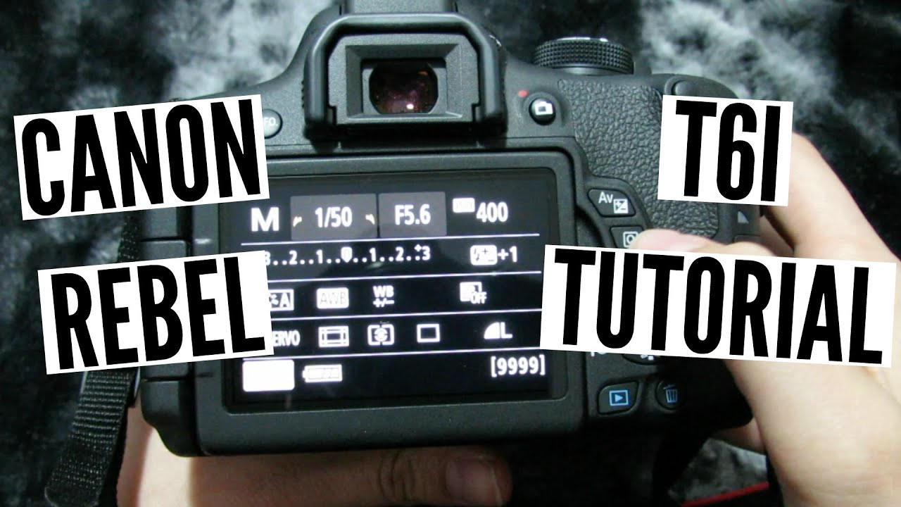 Учебное пособие/пошаговое руководство по Canon Rebel T6i (750D)